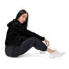 Black Women’s cropped windbreaker - Image 3