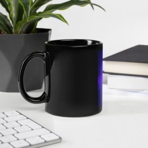 Black Glossy jellyfish Mug
