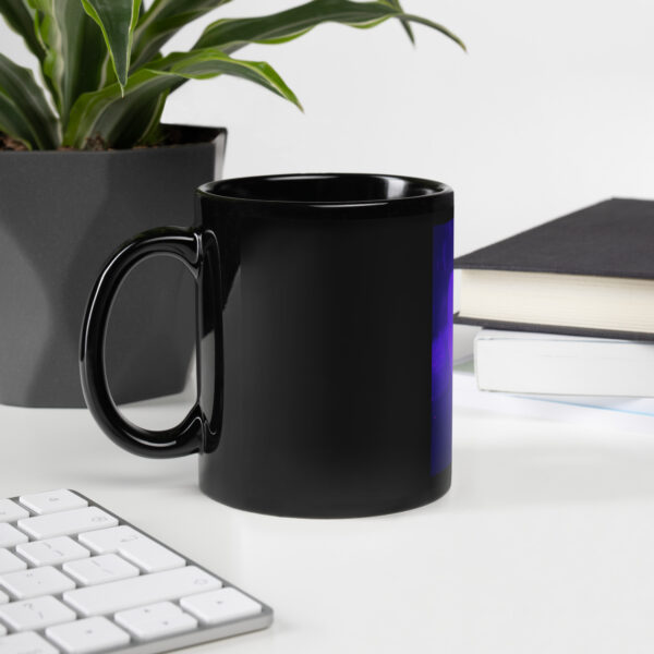 Black Glossy jellyfish Mug