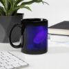 Black Glossy jellyfish Mug - Image 3
