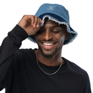 Summer denim bucket hat