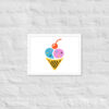 Ice cream Framed matte paper poster - Image 3
