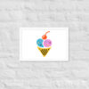 Ice cream Framed matte paper poster - Image 4