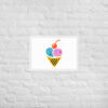 Ice cream Framed matte paper poster - Image 9