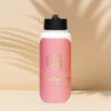 Stainless steel water bottle with a straw lid - Image 4
