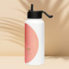 Stainless steel water bottle with a straw lid - Image 3