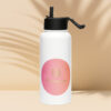 Stainless steel water bottle with a straw lid - Image 7