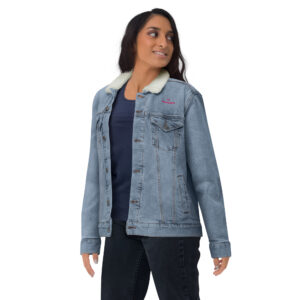 Gorgeous EJ photography denim sherpa jacket